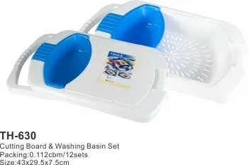 Cutting Board & Washing Basin Set