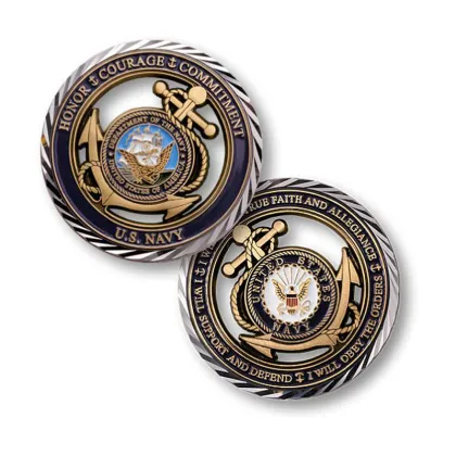 Personalized Commemorative Coins For Sailors Creed