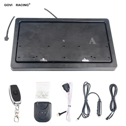 US Car Electric License Plate Frame