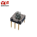 4+1Pins Thru-hole Octal 8 Position Rotary DIP Switch