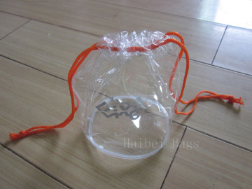 Eco-Friendly Clear Drawstring PVC Gift Bag (hbpv-58)