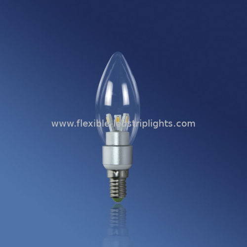 5630 E14 3w 210lm Pointed, Elongated Tail Dimmable Led Candle Light Bulbs