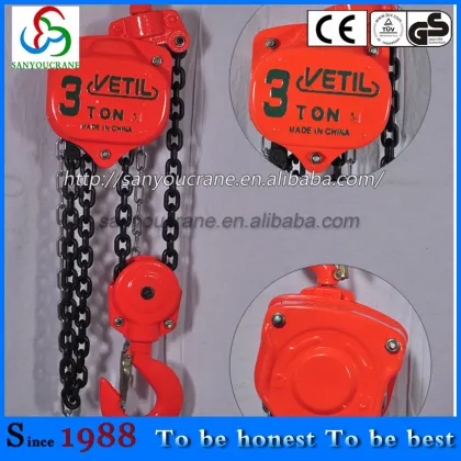 Vital type 5t3m Chain hoist vital pulley chain hoist