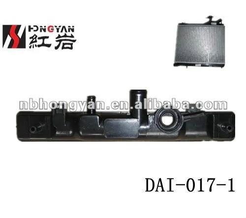 aluminum radiator & auto radiator plastic tank for daihatsu