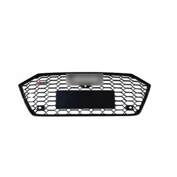 Black ABS Honeycomb Grille Assembly for Audi A7 C8 2019 - RS7 Style