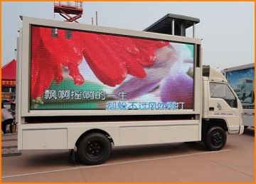 Custom Outdoor Programmable Ph10mm Movable Led Display Screen For Truck