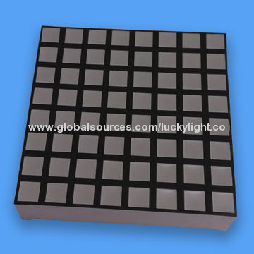 KWM-R30881ASB 3.0*3.0mm Rectangle 8*8 Matrix Array Display for Audio Equipment and Instrument Panels