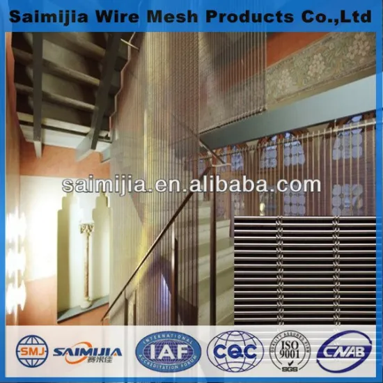 Spiral Stair use Curtain wall decoration net