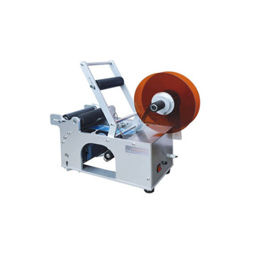 Aluminum and Stainless Steel Semi-Automatic Adhesive Sticker Round Bottle Labeling Machine