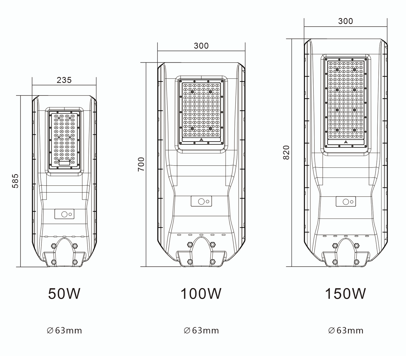 all in one solar street light