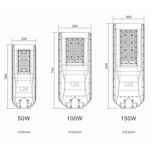 35W all in one solar street lights