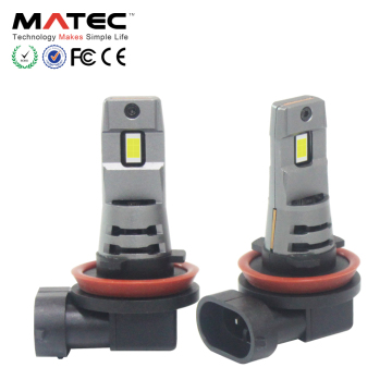 35W LED Headlight Bulbs H3/H4/H7/H11/9005/9006/9012, 6000K, Universal Auto LED Lights with Fan Cooling