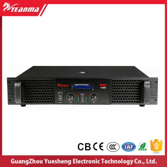 1500W concert amplifier