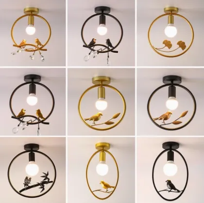 Nordic Creative Wrought Iron Aisle Lights