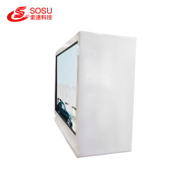 hot selling digital signage transparent showcase lcd screen