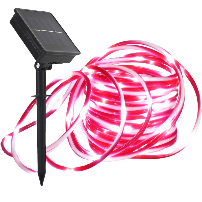 12m 100leds Solar Led Soft Tube String Lights คุณภาพสูง 12m 100leds ...
