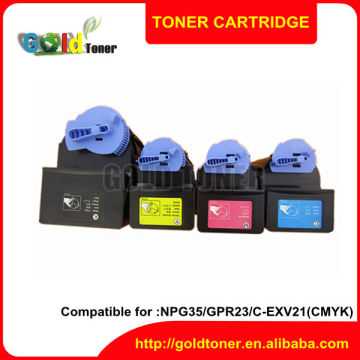 High quality toner Compatible for NPG35 GPR-23 C-EXV21