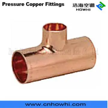 Copper Fitting, Copper Reducing Tee, ASME/ANSI/EN1254 Copper Fiitings