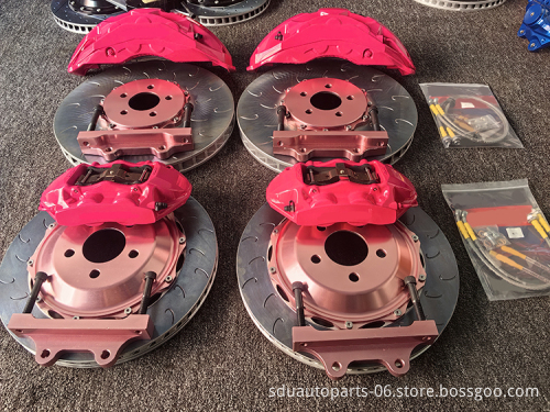Rosy Colorful 10 Piston Brake Caliper for Audi 8N/9N/10N and Six-Piston Brake Calipers for F40