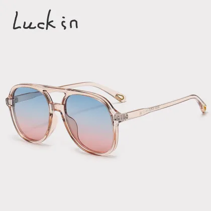 2024 Vintage High End Luxury Brand Trendy Square Designer Glasses - UV400 Polarized Sunglasses for Men and Women