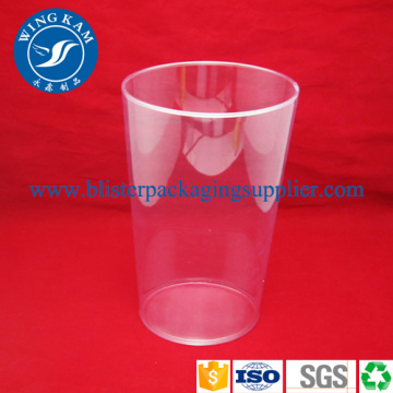 Plastic Transparant Tube Container with Logos Printing