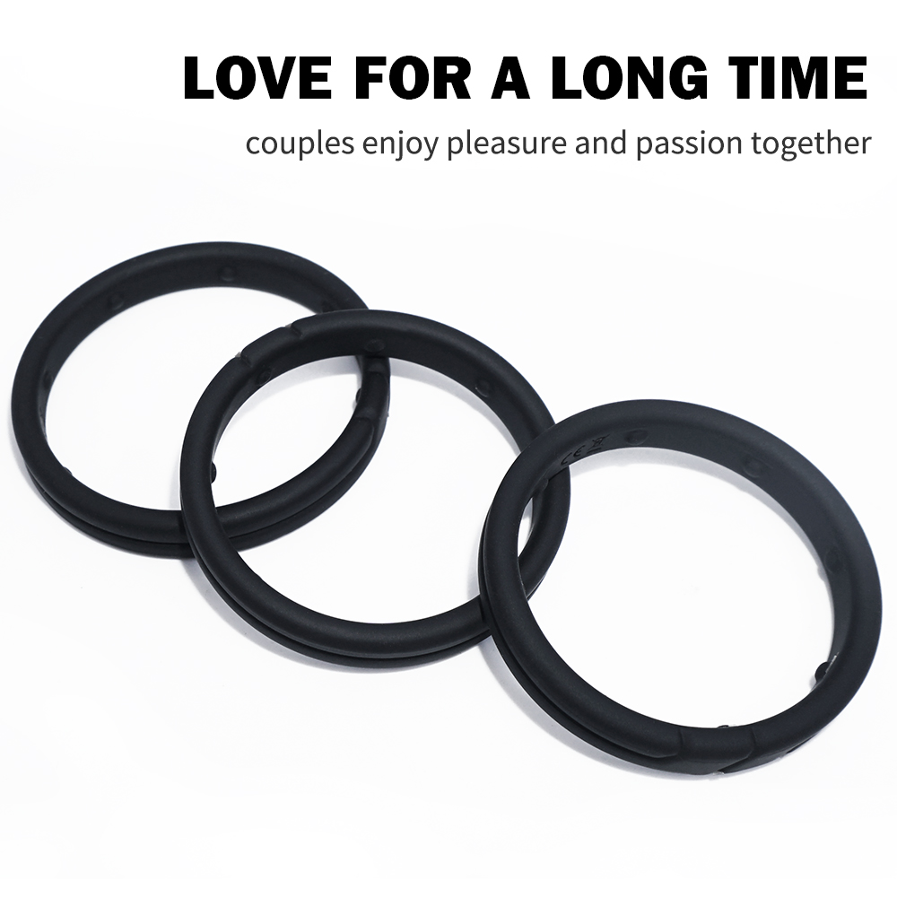 Cock Rings 3 Different Sizes Lock Essence Ring