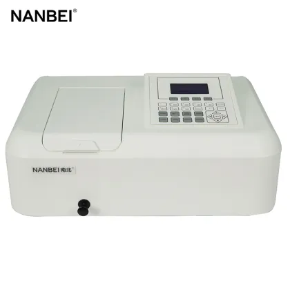 semi automatic uv visible spectrophotometer for chemistry lab