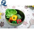 Wholesale Fashion Colorful Carved Glazed Bowl Dinnerware Set