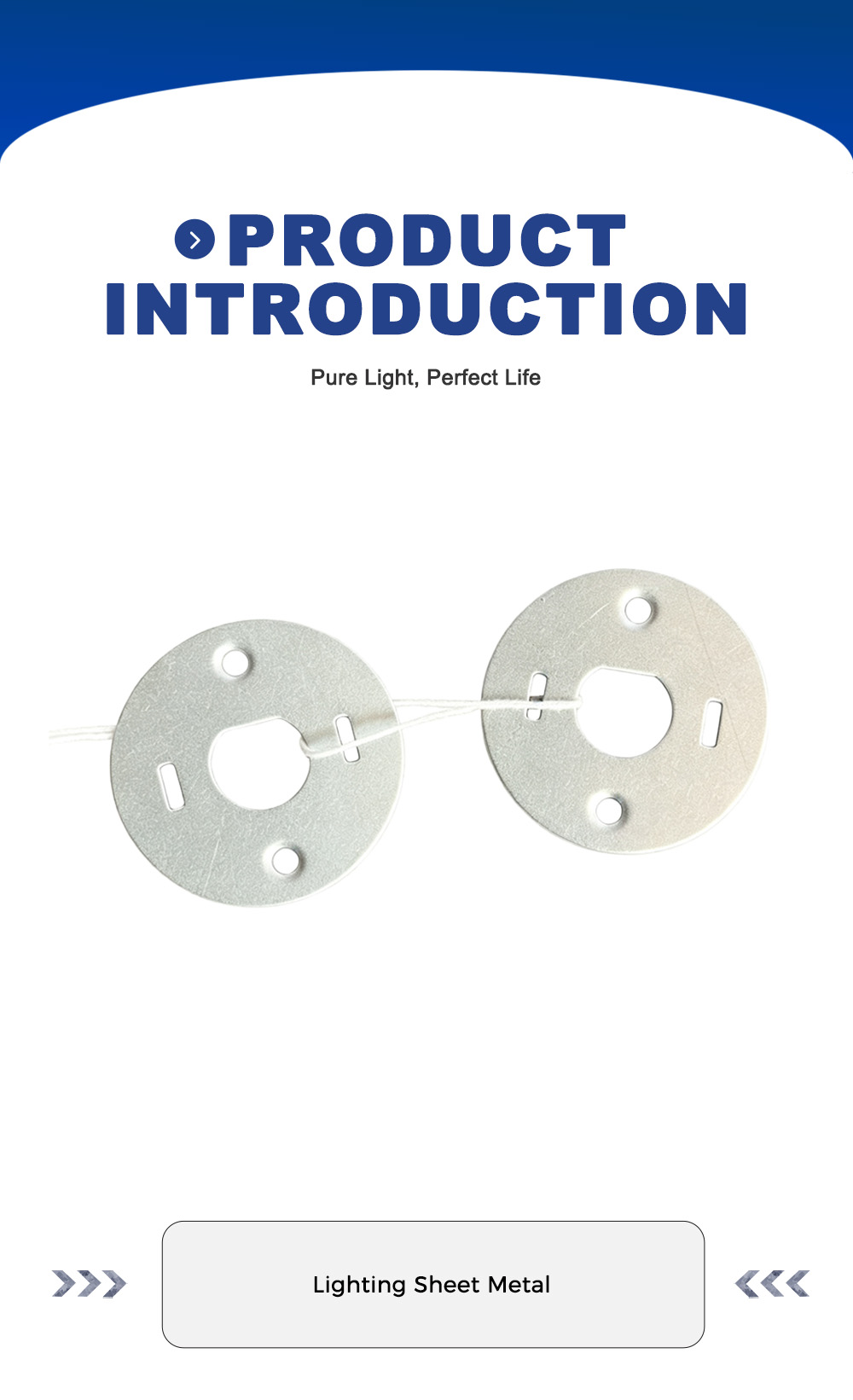 Lighting Circular Connecting Plate x