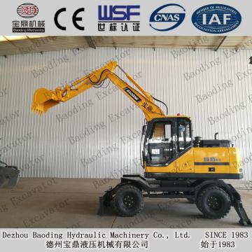 Baoding 95W-9 wheeled excavator new upgrade