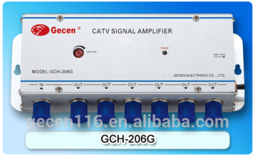 CATV High gain Household amplifier 1 in 6 out