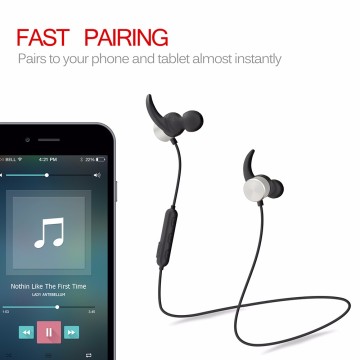 Wholesale Bluetooth Magnetic Stereo Earbuds, Cable Control Wireless Earpeice Sport Bluetooth Earphone R1615