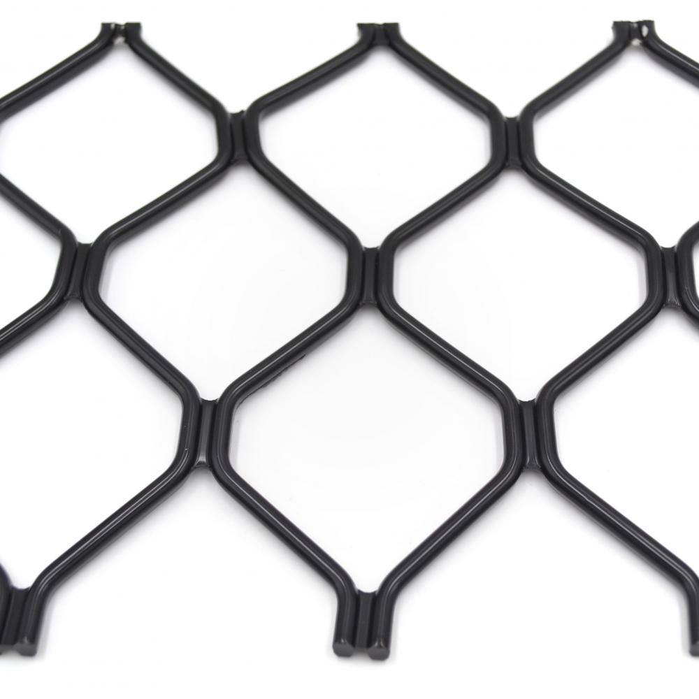 Black aluminium security net