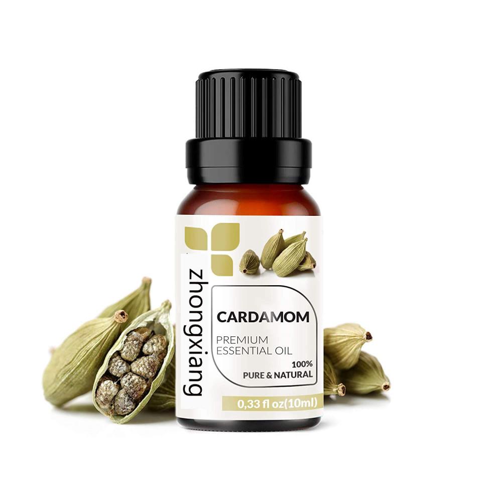 Aceite de cardamomo orgánico 100% puro natural