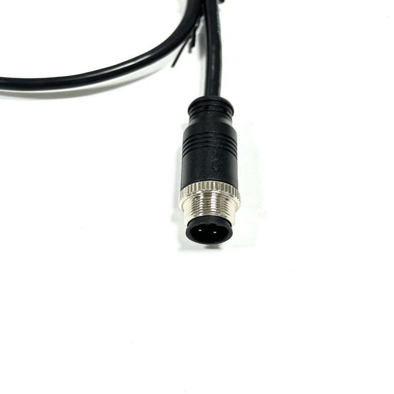 M12 4Pin D Code Male to USB AF Female Panel Mount Waterproof Data Cable