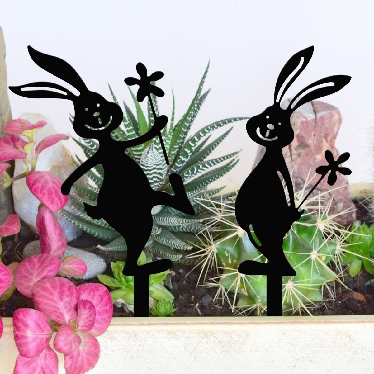 Rabbit Garden Stake