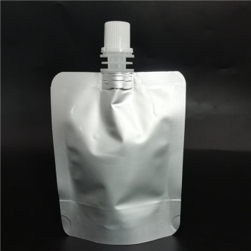 pure aluminum liquid packaging stand up pouch