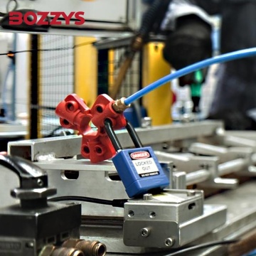 BOZZYS Pneumatic Quick-Disconnect Lockout for 6mm, 9mm, and 12mm Fittings