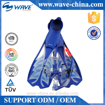 2015 New Style Nice Design Scuba Mask Fins and Snorkel Set