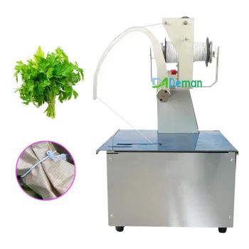 Automatic Flower Strapper Bundler for Vegetable Celery Tying with Elastic Rope