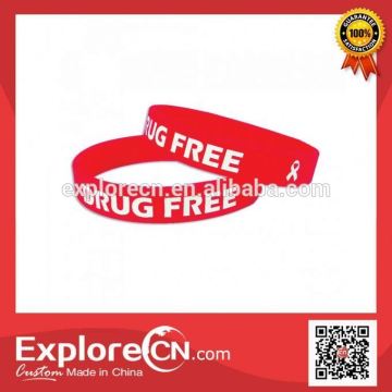 Light Colorful printing wholesale silicone wristbands