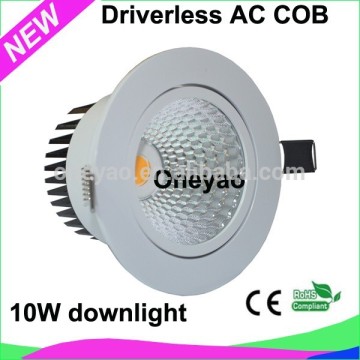 ac cob led ceiling downllight driverless ceiling led downlight