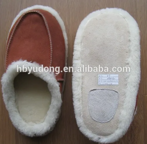 Popular Vogue Mouton product cow leather Slipper