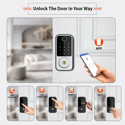 Smart Deadbolt Fingerprint Digital Home Interior Door Lock