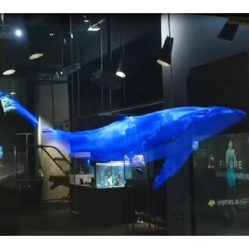 3D photonic dual side projection film is used in glass