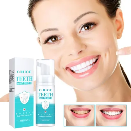 Private Label OEM 50ml Oral Hygiene Tooth Whitening Foam