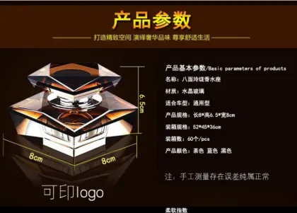 Custom Glass Bottle Car Decoration Car Accessories Car Perfume