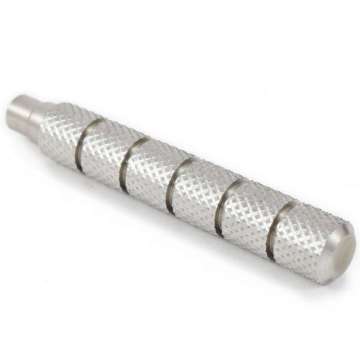 Custom Stainless Steel Machining Razor Handle Knurled Rod