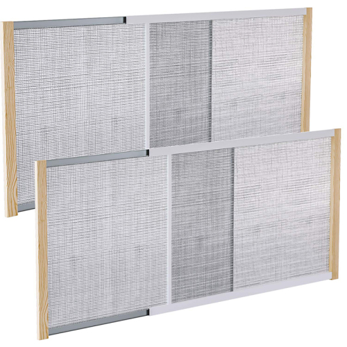 Adjustable Window Screen with iron frame