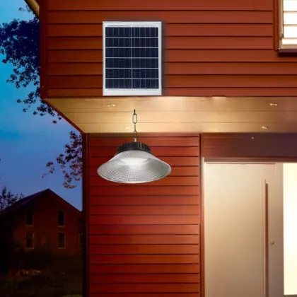 Energy-Saving IP67 Outdoor Aluminum Hanging Waterproof Solar LED High Bay Lights